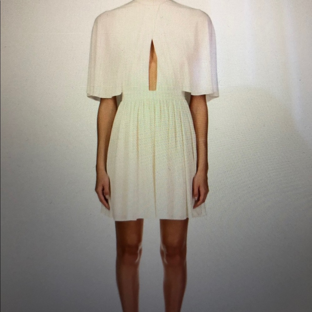 Halston cape dress